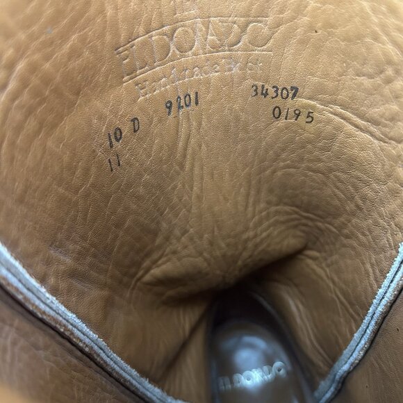 El Dorado Vintage Handmade Western Cowboy Boots Mens 10 D - Picture 6 of 12